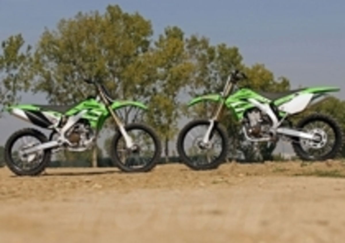 Prova KAWASAKI KL Cross 2008 Prove Moto It