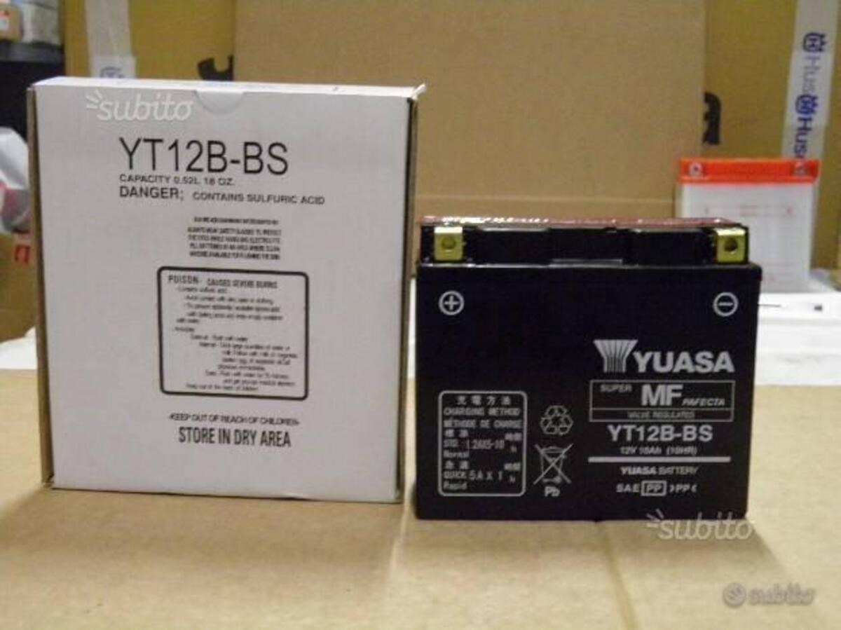 Vendo Batteria Yuasa Yt B Bs Ah Yuasa A Bergamo Codice