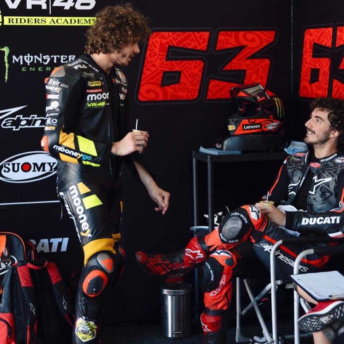 Motogp Per Bagnaia E Bezzecchi Niente Vacanza Si Allenano Sulle