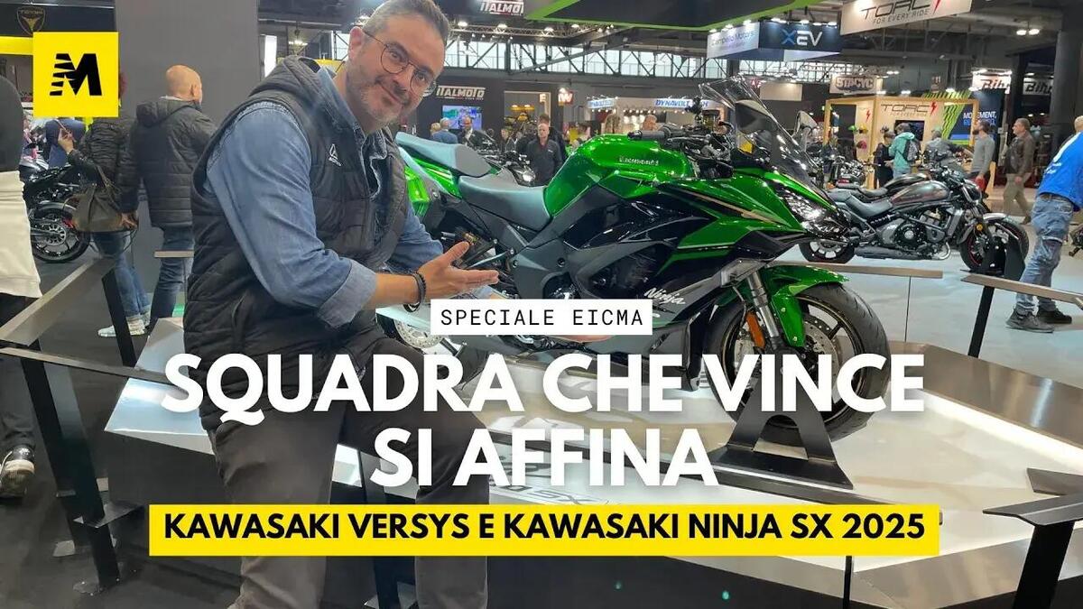 Kawasaki Versys 1100 E Kawasaki Ninja 1100 SX Ad EICMA 2024 VIDEO