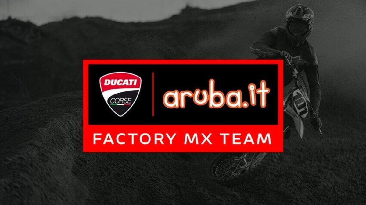 Aruba it sarà title sponsor di Ducati nel Mondiale Motocross MXGP