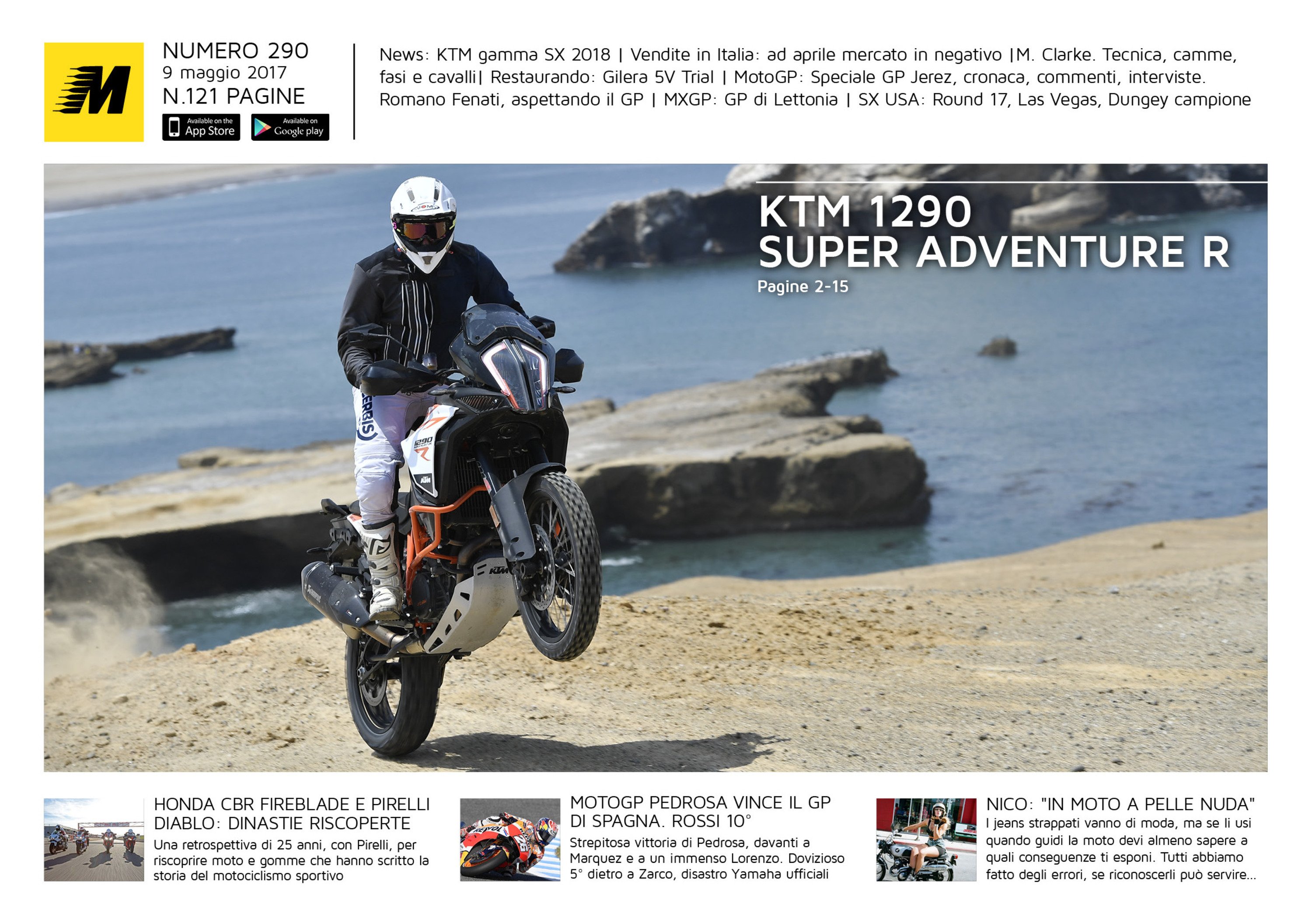 Magazine n&deg;290, scarica e leggi il meglio di Moto.it 