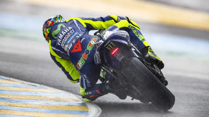MotoGP 2017. Rossi: "Bene sul bagnato"