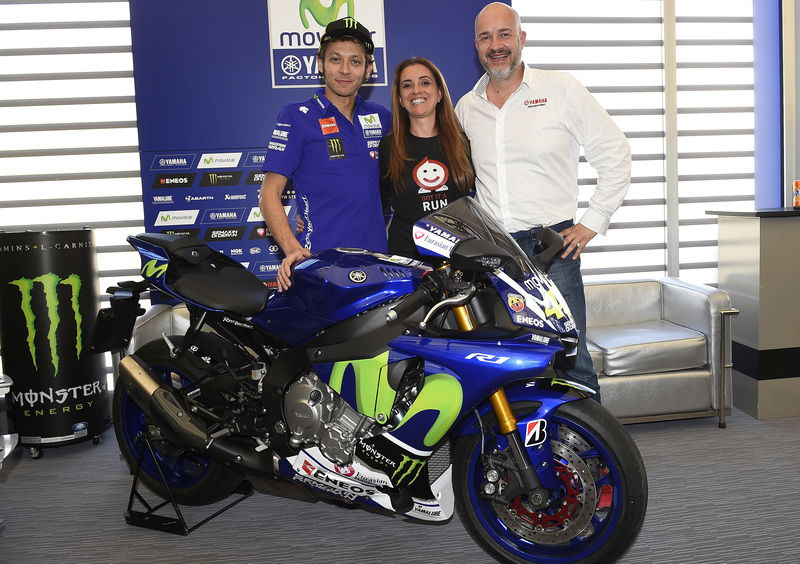 Yamaha, Rossi e CharityStars insieme per la Gotita Onlus