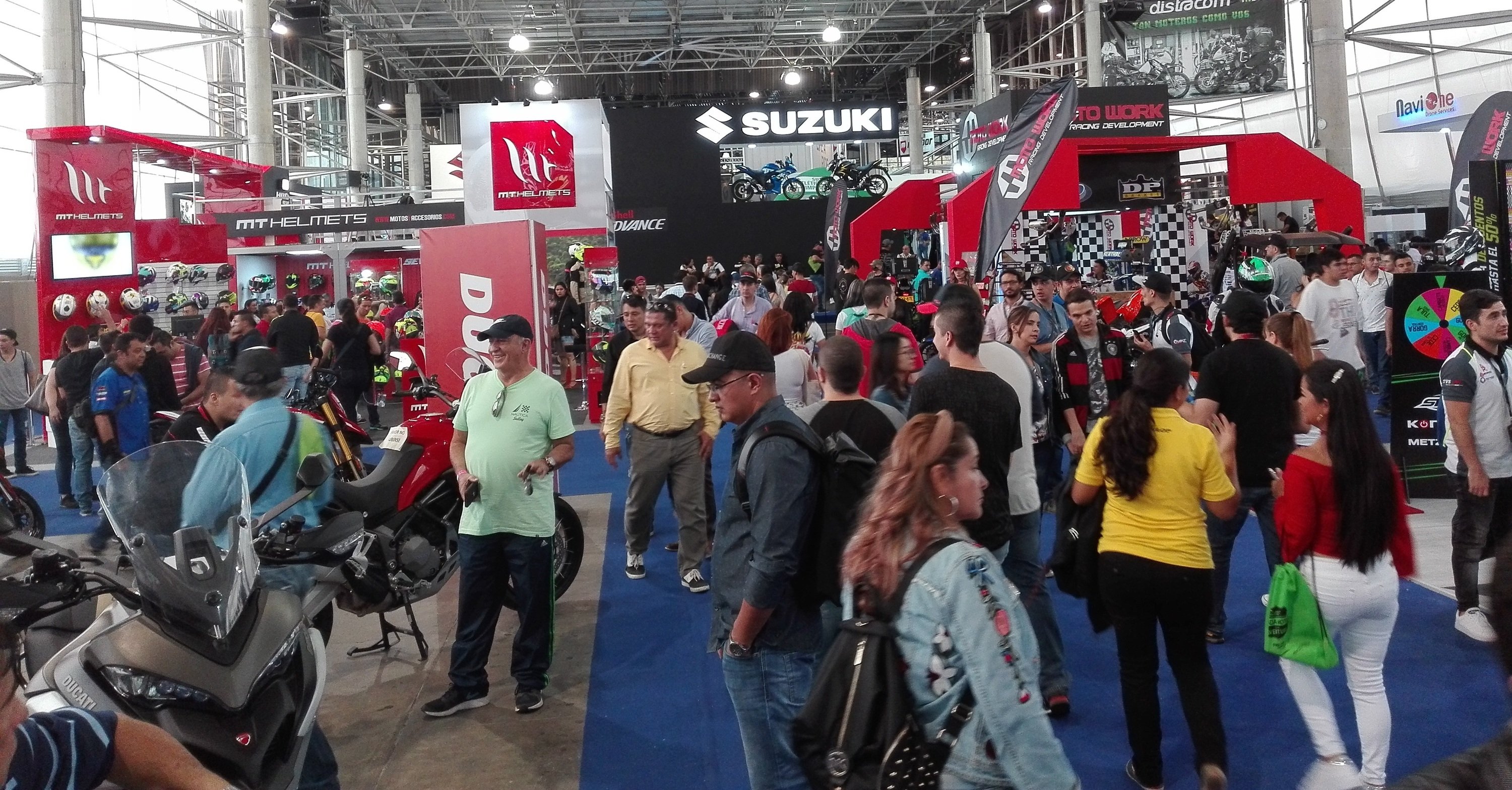 Feria de las 2 Ruedas di Medellin. Le moto e Guillermo Pajon