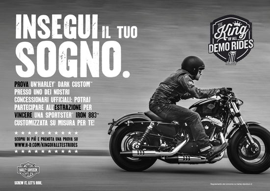 Una Sportster Iron per chi prova le Harley-Davidson