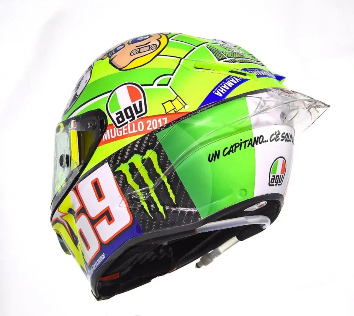 Il casco speciale di Rossi: 'C'è solo un capitano' (3)