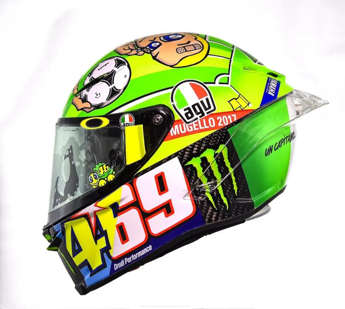 Il casco speciale di Rossi: 'C'è solo un capitano' (4)