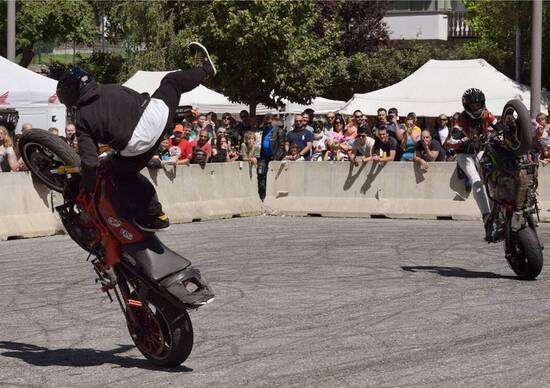 Stelvio Stunt Competition Match, gare di abilità al Raduno