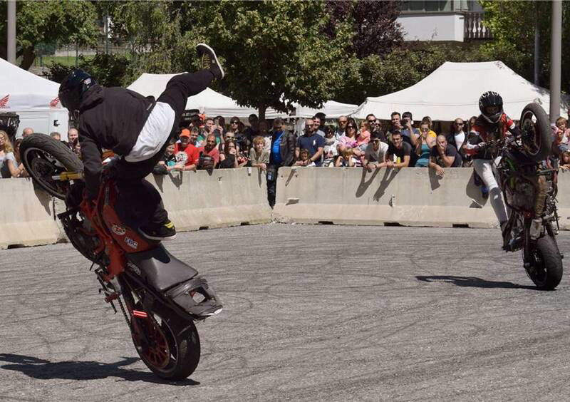 Stelvio Stunt Competition Match, gare di abilit&agrave; al Raduno