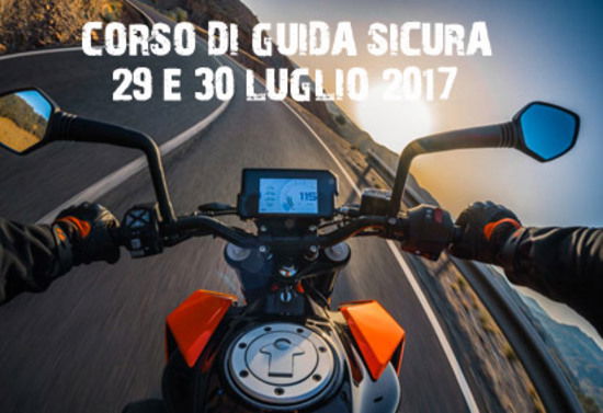 29 luglio 2017: corso guida sicura e prova KTM con Fabio Fasola