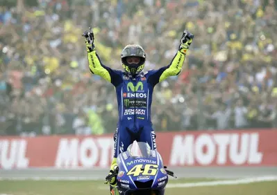 MotoGP 2017. Rossi: Che bello vincere anche nel 2017