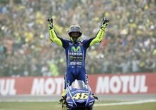 MotoGP 2017. Rossi: Che bello vincere anche nel 2017