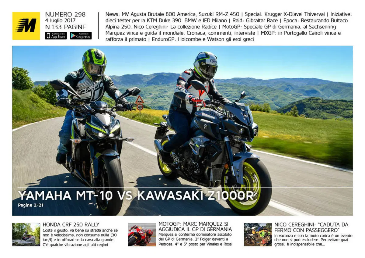 Magazine n&deg; 298, scarica e leggi il meglio di Moto.it 