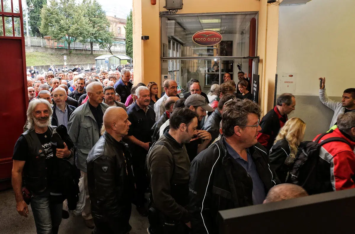 Moto Guzzi Open House, già oltre 6000 i visitatori