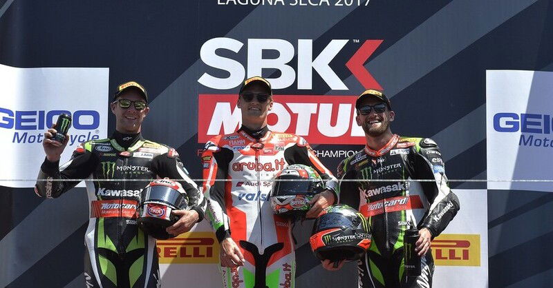 SBK 2017.  Davies si impone in gara1 a Laguna Seca