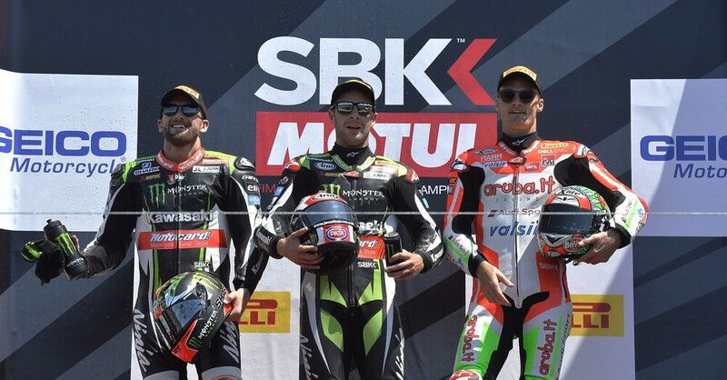 SBK 2017.  Rea vince Gara2 a Laguna Seca