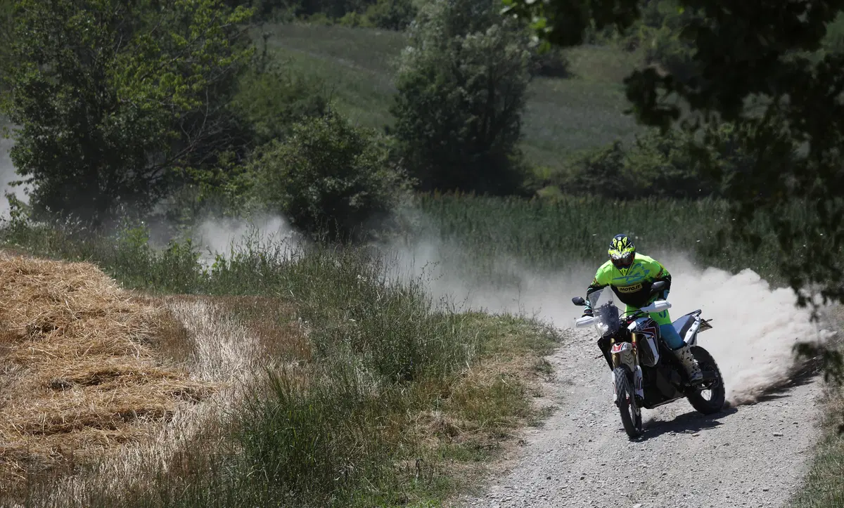 Honda Africa Twin Rally: prova offroad della Limited Edition