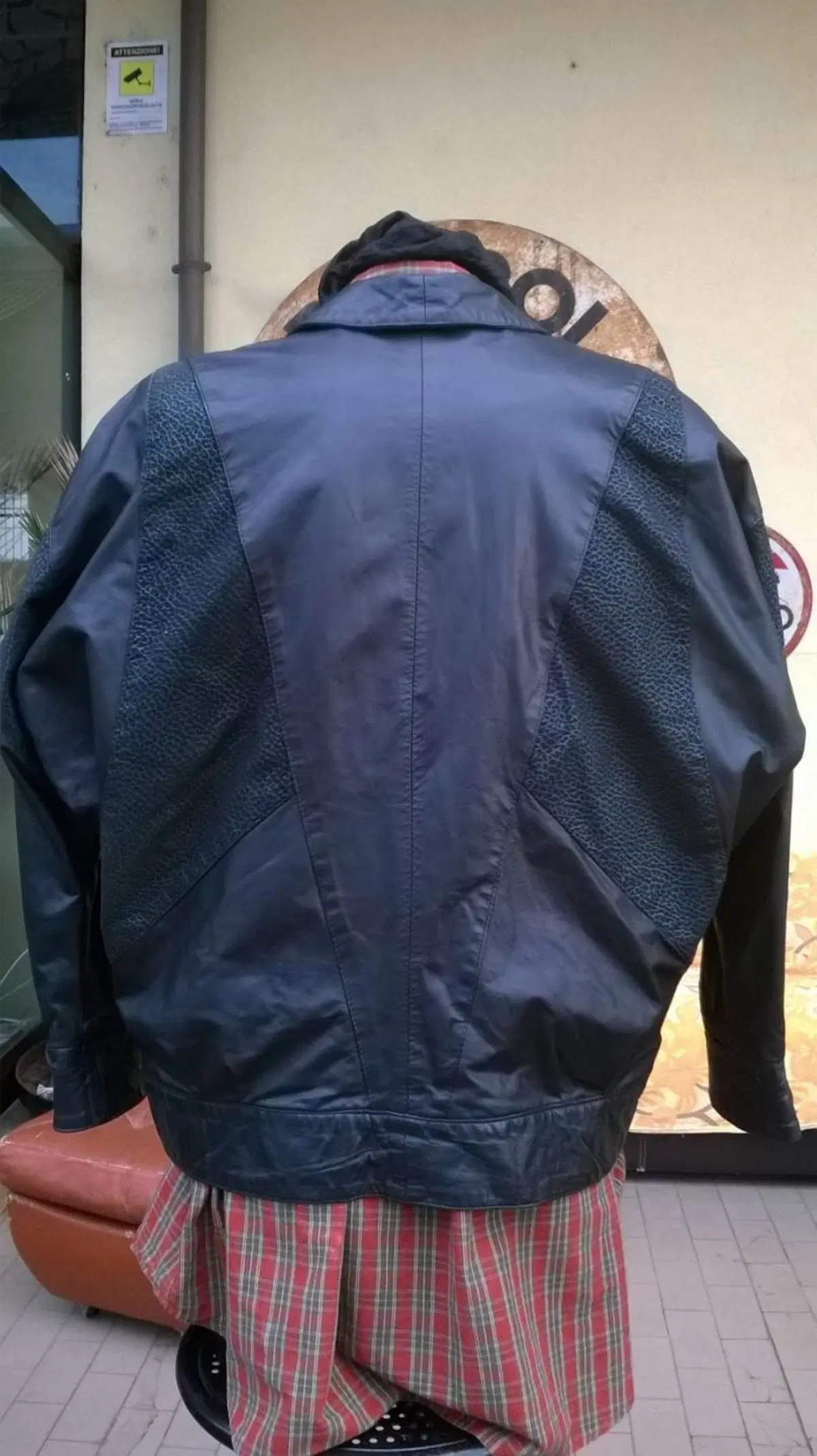 Giacca Marmorizzata Genuine Leather (4)