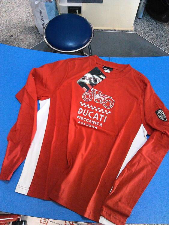 T-SHIRT DUCATI MECCANICA MANICA LUNGA