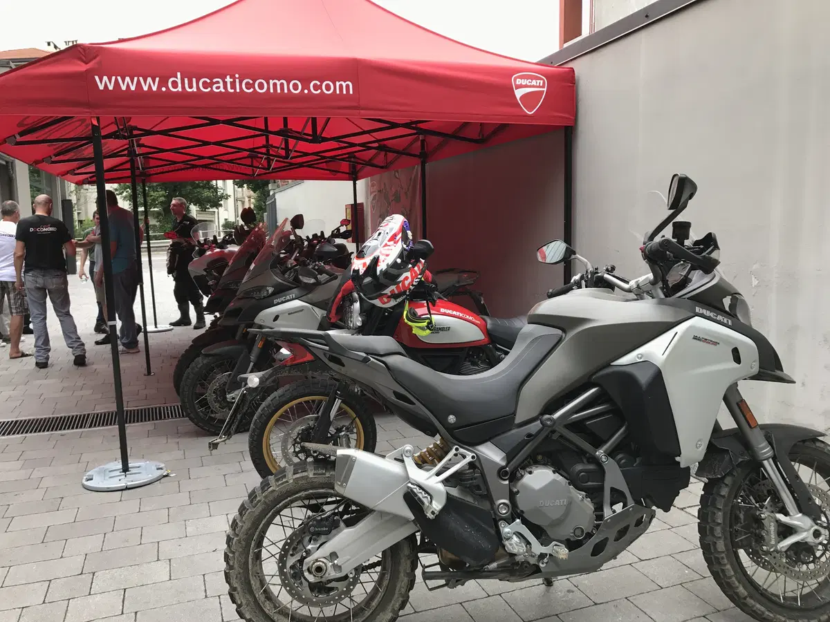 Ducati Como, un giorno in fuoristrada con la Multistrada Enduro (13)