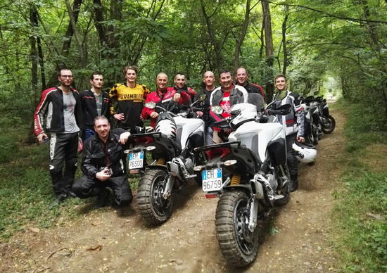 Ducati Como, un giorno in fuoristrada con la Multistrada Enduro