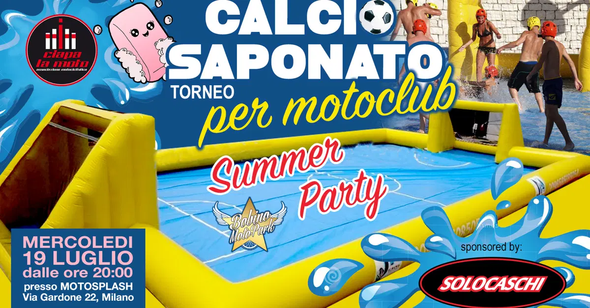 Calcio saponato per Motoclub, mercoled&igrave; da Ciapa la Moto
