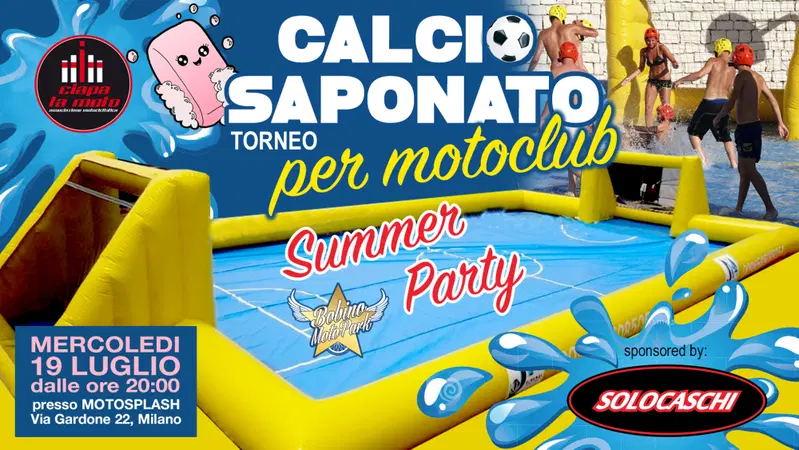 Calcio saponato per Motoclub, mercoled&igrave; da Ciapa la Moto