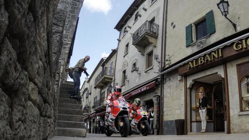 Dovizioso e Iannone a San Marino con le Ducati MotoGP