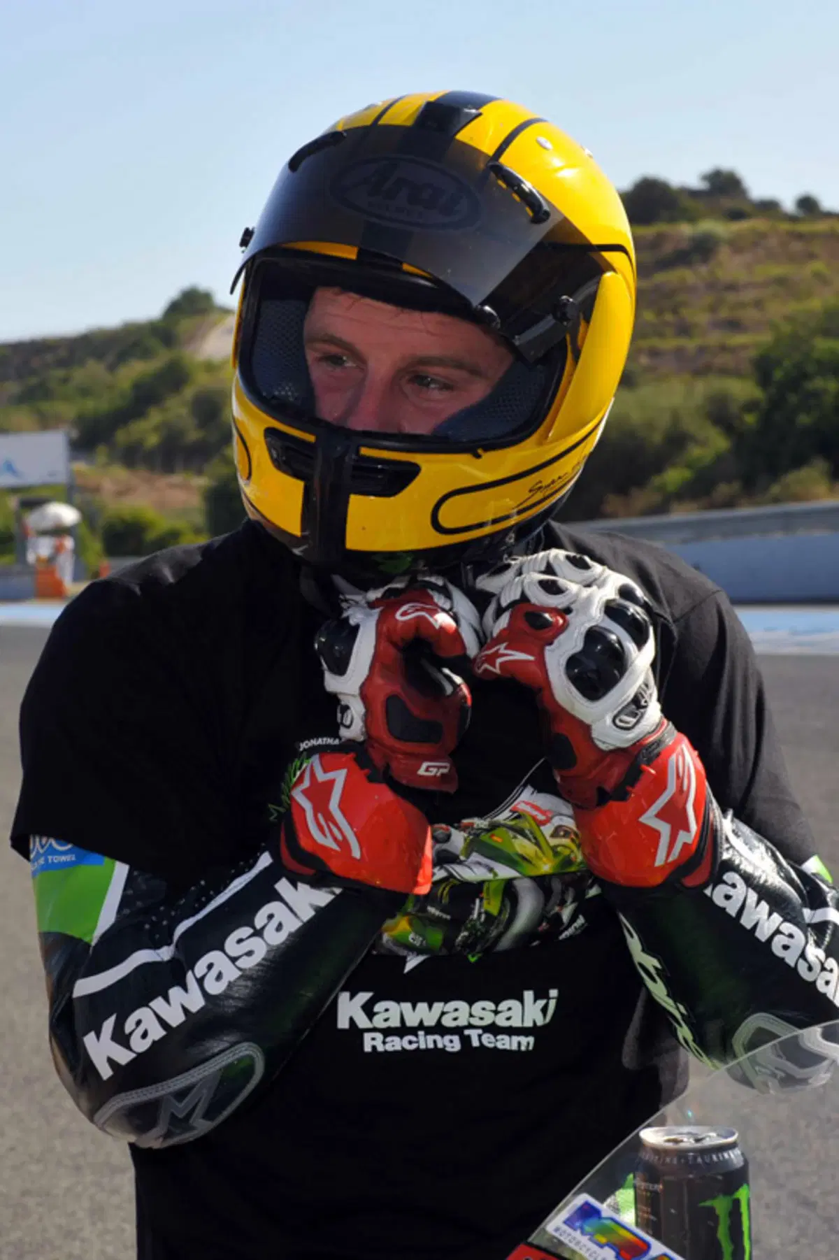 SBK, Jerez 2015. I caschi di Johnny (3)