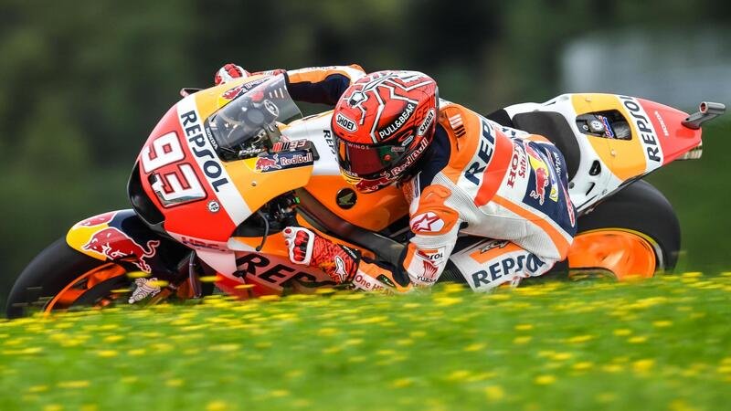 MotoGP. Marquez primo nelle qualifiche in Austria