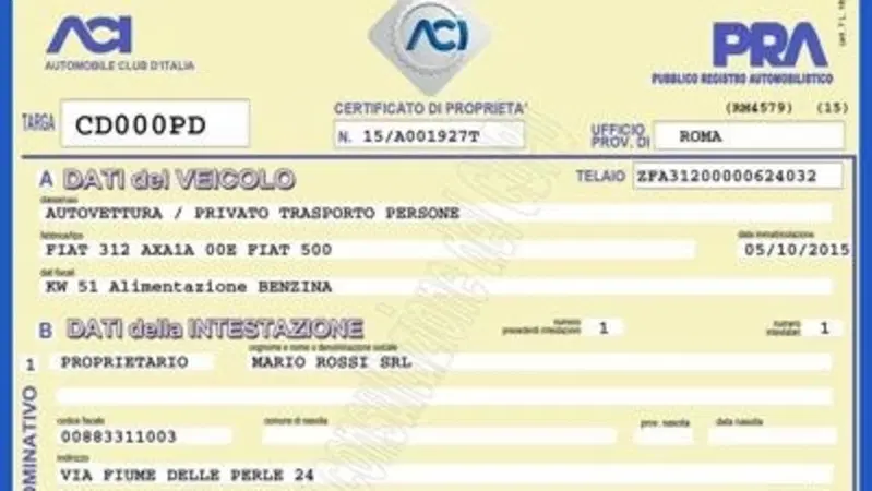 Certificato di propriet&agrave; digitale: la "mossa" di ACI per salvare il PRA?