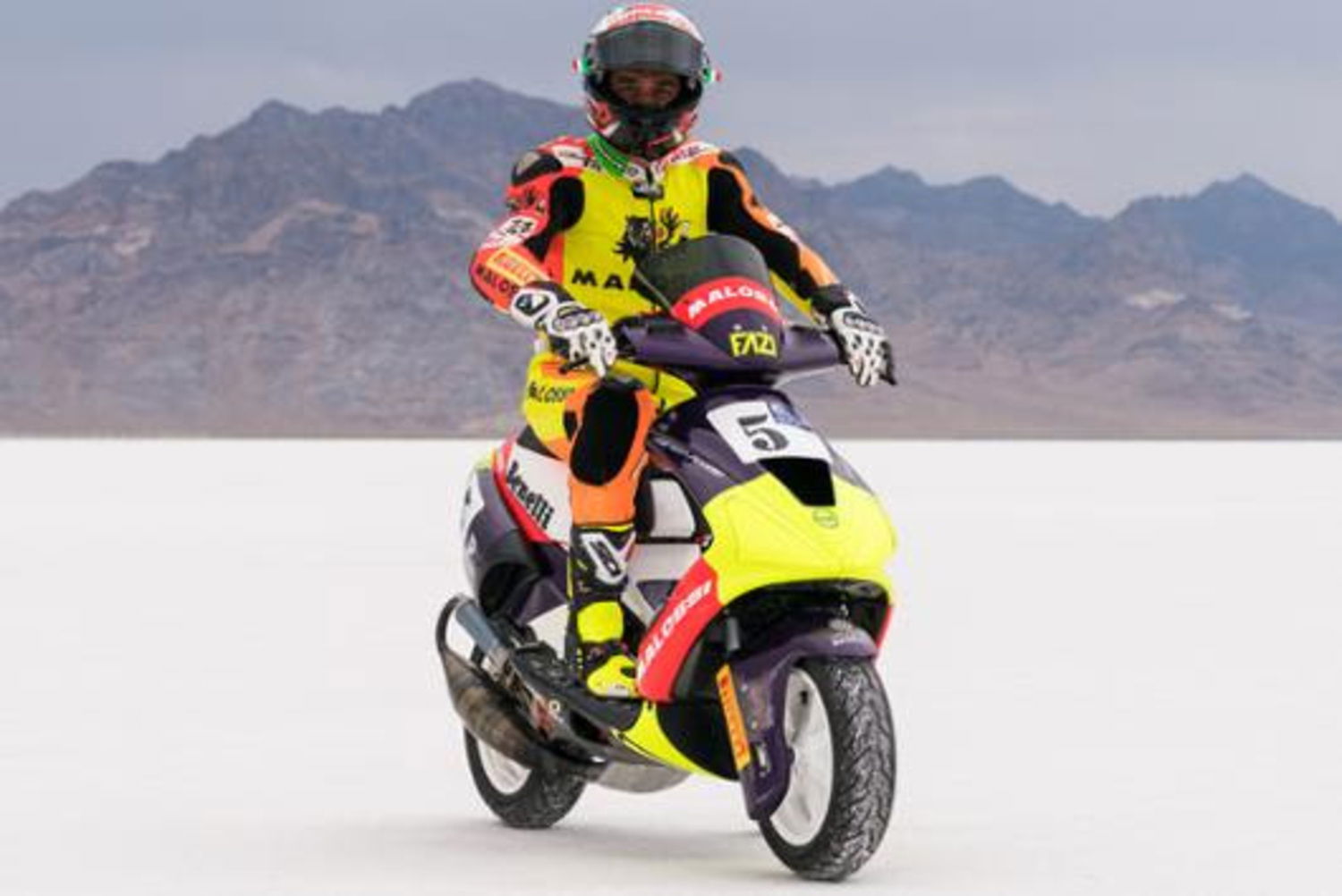 Sei record di velocità a Bonneville per Sanchini e Fazi