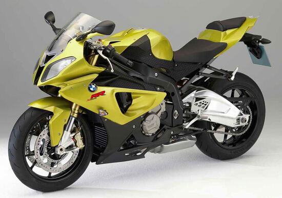 La BMW S1000RR, edizione 2009, che apportò parecchie innovazioni elettroniche