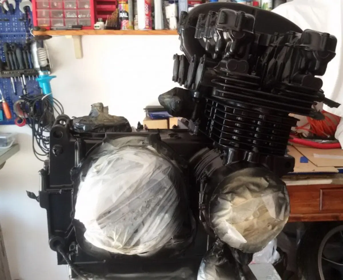 Restaurando fai da te: Kawasaki Z400 J 1981 (10)