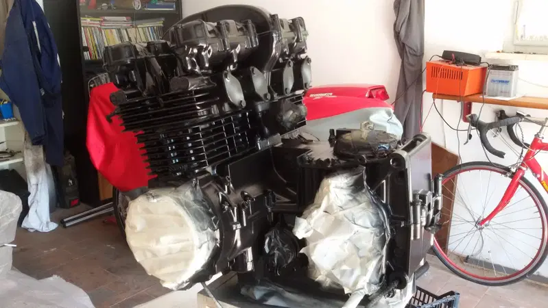 Il motore dopo il restauro