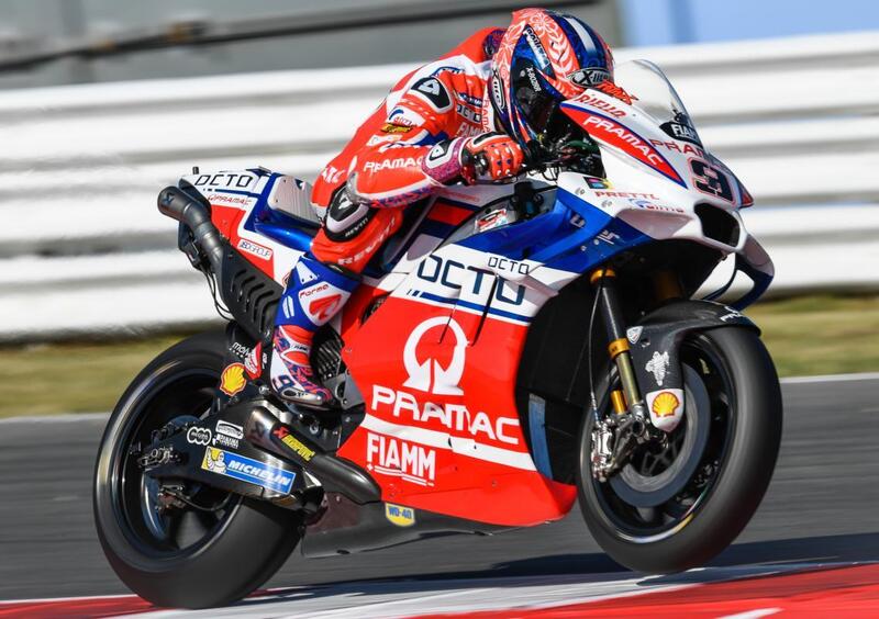 MotoGP 2017. Petrucci chiude in testa il venerd&igrave; a Misano