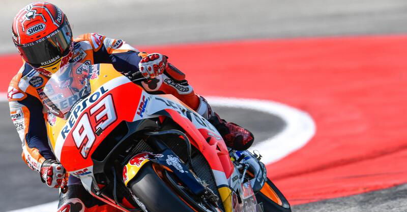 MotoGP 2017. Marc Marquez segna il miglior tempo nel warm-up a Misano