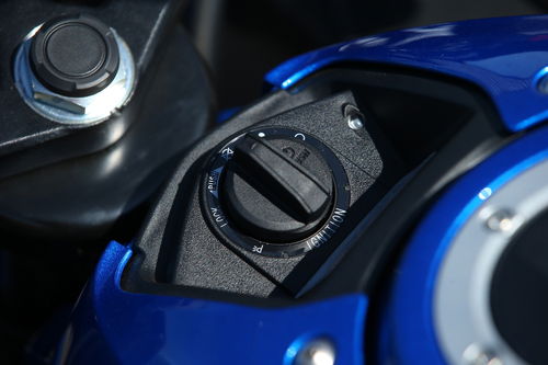 L'avviamento keyless, esclusiva della GSX-R