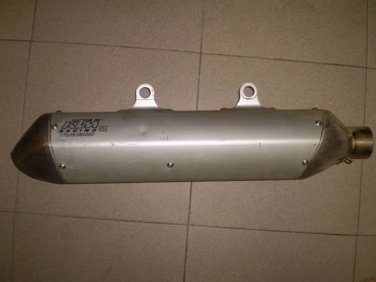 silenziatore ktm exc-f