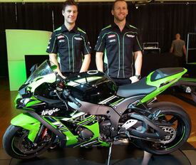 Rea e Sykes al lancio della ZX-10R