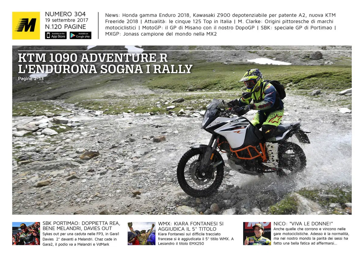 Magazine n&deg; 304, scarica e leggi il meglio di Moto.it 