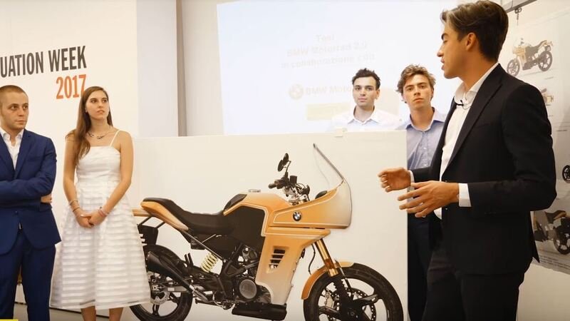 Le BMW G 310R protagoniste delle tesi di laurea di IED Milano