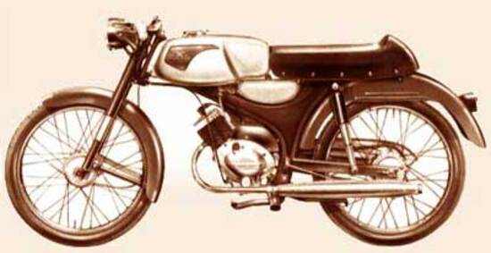 Moto Guzzi Dingo in una foto dell'epoca