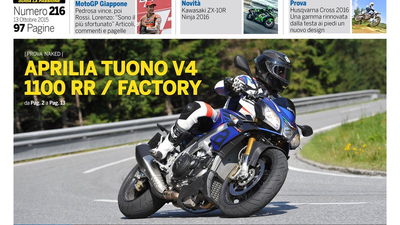 Magazine n&deg;216, scarica e leggi il meglio di Moto.it 
