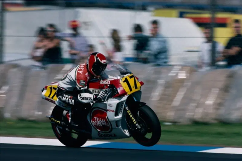 Rainey a Donington nel 1988