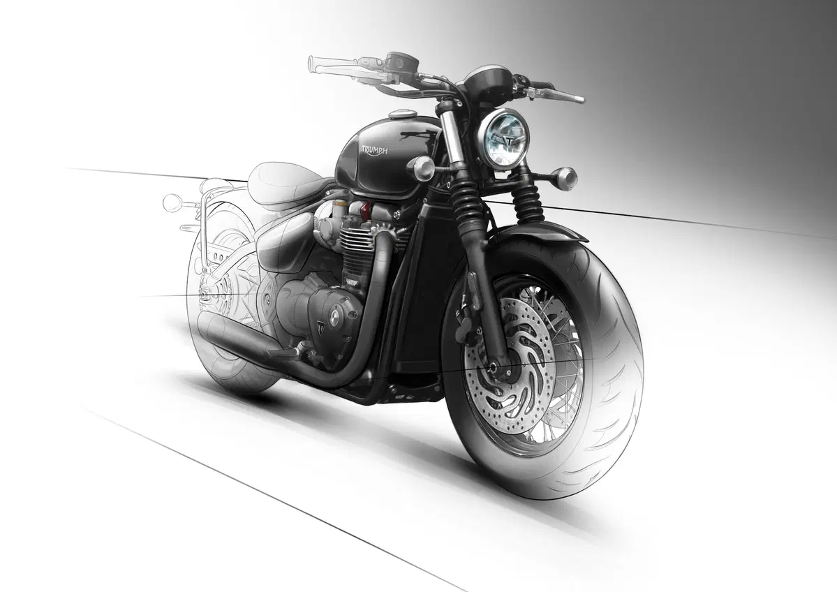 Triumph Bonneville Bobber Black (5)