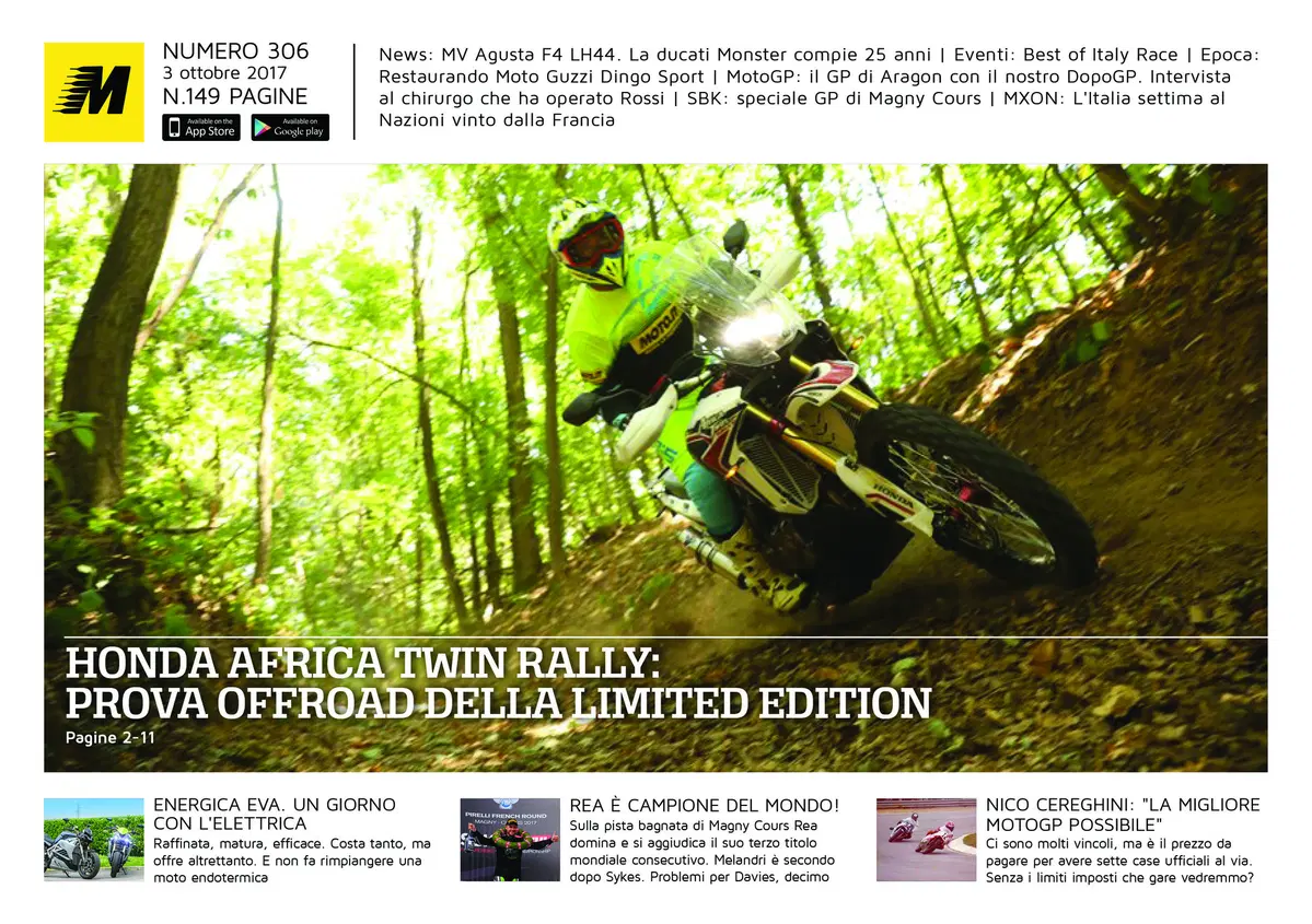 Magazine n&deg; 306, scarica e leggi il meglio di Moto.it 