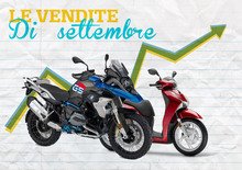 Mercato a settembre buono per le moto (+13%), ma scooter a -6,7%. Le Top 100