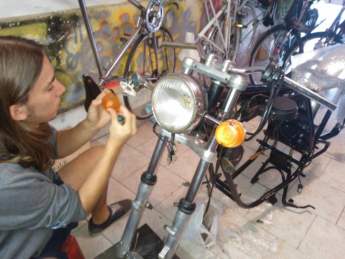 Restaurando fai da te: Moto Morini 3 ½ 1977 di Francesco (padre) e Giovanni (figlio) Cobello (57)